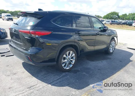 2021 Toyota Highlander Hybrid Limited from USA, damaged, VIN 5TDYARAH8MS505859